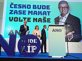 Zahájení hlavní fáze kampan� hnutí ANO ke komunálním a senátním volbám. Na...