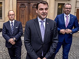 P�edseda Motorist� sob�, ministr zahrani�í Petr Macinka, �éf rozpo�tového...