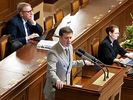 Jan Skope�ek (ODS) na �ádné sch�zi Sn�movny. (8. zá�í 2026)