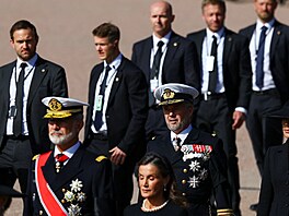 Norsko se lou�í s králem Haraldem V. Na snímku dánský král Frederik X. (9. zá�í...