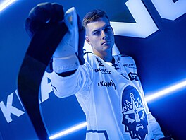 Dres hokejových Rytí�� Kladno pro extraligový ro�ník 2026/27. Jakub Kone�ný.