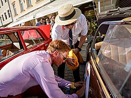 U� 17. ro�ník setinové rallye historických a klasických automobil� si u�ili...