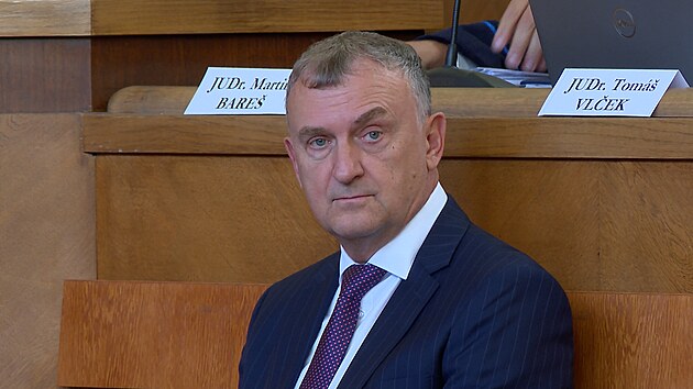 Ob�alovaný bývalý uhlobaron Antonio Kolá�ek v jednací síni Vrchního soudu v...