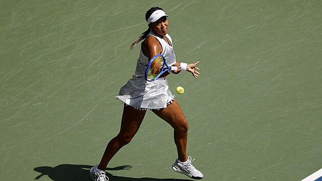 Japonka Naomi �sakaov� ve druh�m kole US Open.