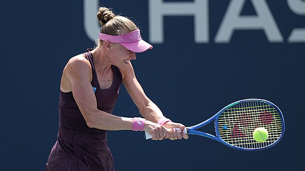 Britka Harriet Dartov� ve druh�m kole US Open.