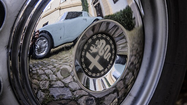 Výstava klasických voz� Alfa Romeo na italské ambasád� v Praze