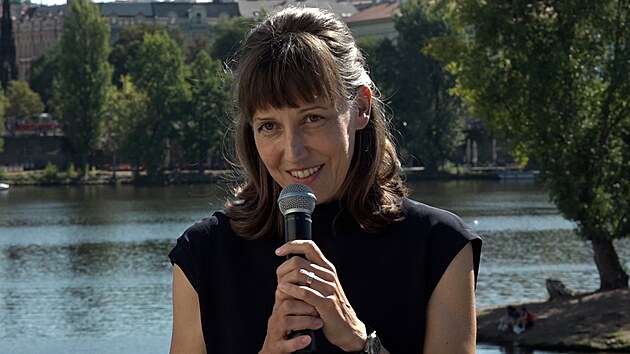 Pavla Sceranková, socha�ka a 4. laureátka ceny Medy Mladákové.