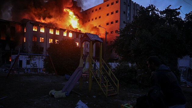 Rusko v noci na �ter� obnovilo �toky na ukrajinsk� hlavn� m�sto Kyjev. (8. z��� 2026)