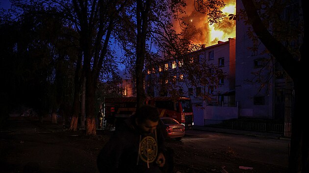 Rusko v noci na �ter� obnovilo �toky na ukrajinsk� hlavn� m�sto Kyjev. (8. z��� 2026)