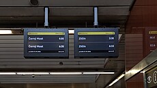 Úprava grafiky odjezdových tabulí v metru (8. zá�í 2026)