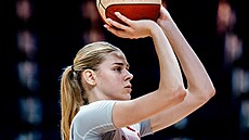 Kate�ina Kalná na tréninku v Berlín�.
