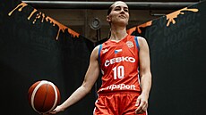 Eli�ka Joklová b�hem oficiálního focení p�ed MS v Berlín�.