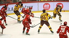 Momentka z utkání Jihlava vs. Frýdek-Místek.