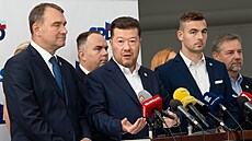 Tisková konference poslaneckého klubu SPD. (8. zá�í 2026)