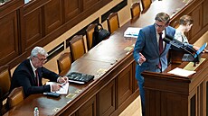 Martin Kupka (ODS) na �ádné sch�zi Sn�movny. (8. zá�í 2026)