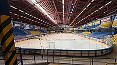 P�erovský zimní stadion na snímku ze zá�í 2026.
