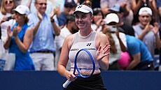 Linda Nosková po vít�zném osmifinále na US Open