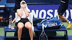Linda Nosková po vít�zném osmifinále na US Open
