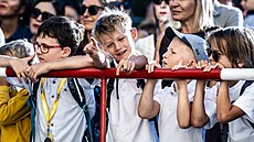 První �kolní den na základní �kole Kladská na Praze 1. (1. zá�í 2026)