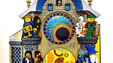 T�ímetrový model pra�ského orloje ze stavebnice Lego bude jednou z hlavních...