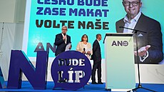 Zahájení hlavní fáze kampan� hnutí ANO ke komunálním a senátním volbám. Na...