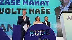 Zahájení hlavní fáze kampan� hnutí ANO ke komunálním a senátním volbám. Na...