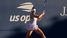 Linda Nosková ve t�etím kole US Open