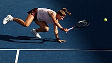 Akrobatický kousek Karolíny Muchové ve t�etím kole US Open