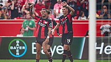 Patrick Schick se raduje z gólu proti Unionu Berlín.