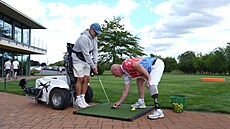 Momentka z golfového turnaje Champions Together, který se uskute�nil 5. zá�í na...