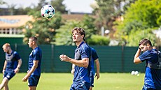 Jakub Elbel na tréninku Olomouce.