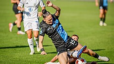 Liberecká Kate�ina Vithová v odvet� 1. p�edkola Evropského poháru.