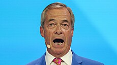 P�edseda britské strany Reform UK Nigel Farage (4. zá�í 2026)