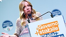 Italská premiérka Giorgia Meloniová (4. zá�í 2026)
