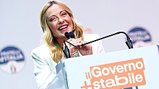 Italská premiérka Giorgia Meloniová (4. zá�í 2026)