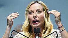 Italská premiérka Giorgia Meloniová (4. zá�í 2026)