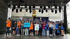 2. místo - tým Pramínek, Z� Ostrava-Poruba A. Hrdli�ky, 5.B, t�. u�itel Dana...