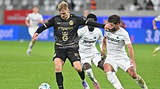 Adam Gríger v dresu Hradce Králové v utkání proti Slovanu Liberec.