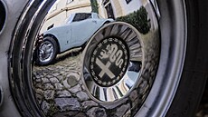 Výstava klasických voz� Alfa Romeo na italské ambasád� v Praze