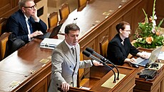 Jan Skope�ek (ODS) na �ádné sch�zi Sn�movny. (8. zá�í 2026)