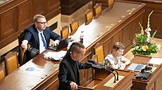 Ivan Barto� (Piráti) na �ádné sch�zi Sn�movny. (8. zá�í 2026)