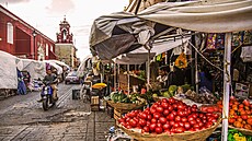 V Oaxace se vyplatí nav�tívit tr�i�t�. Benito Juárez a Mercado 20 de Noviembre...