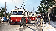 Ulicí Na O�echovce projely 28. srpna 1936 prototypy prvních t�í pra�ských...