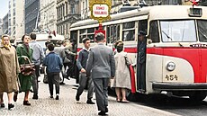 Ulicí Na O�echovce projely 28. srpna 1936 prototypy prvních t�í pra�ských...