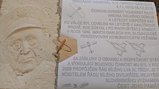 Takto by pam�tní deska v�novaná Imrichu Gablechovi m�la podle návrhu Radomíra...