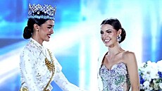 Titul první vicemiss nakonec získala �pan�lka Elisabeth Alabernová, druhou...