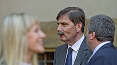Filip Sternber p�i setkání k 75. výro�í prohlá�ení v�rnosti �eské a moravské...