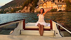 Katie Holmesová zve�ejnila na Instagramu fotky od jezera Como, kde tráví �as s...