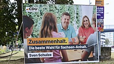 P�edvolební plakát CDU v Sasku-Anhaltsku (28. srpna 2026)