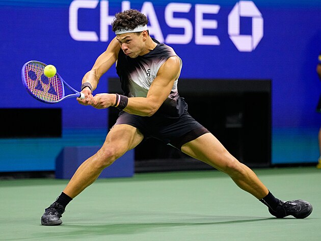 Americký tenista Ben Shelton v semifinále US Open.
